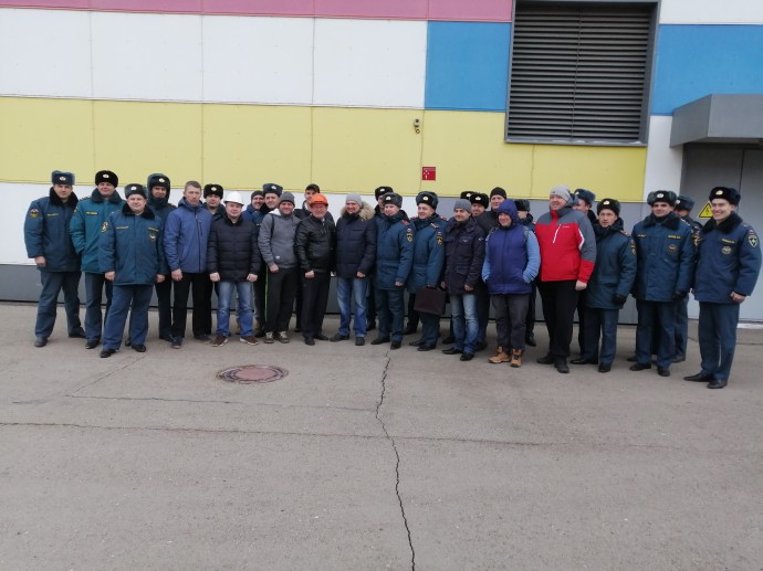 Нижегородские энергетики и спасатели провели служебно-тактическое занятие на подстанции «Стрелка»