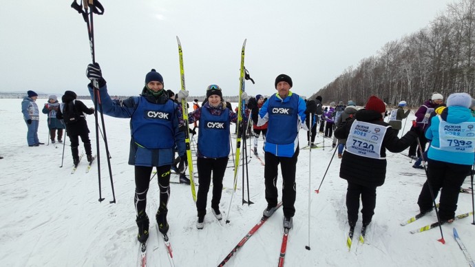 ​Более 500 жителей шахтерских городов Красноярского края вышли на старт «Лыжни России»
