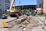 Т Плюс выполнил ремонт теплосетей на улице Аблукова