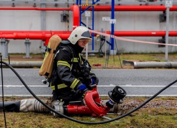ООО «Транснефть – Балтика» провело учения по ликвидации условного пожара в резервуарном парке