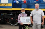 Тепловозу компании "Северный Кузбасс" дали имя ветерана войны и труда Александра Степановича Гончарова