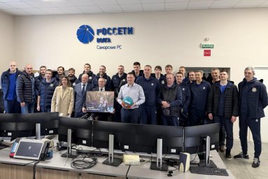 Спортсмены баскетбольного клуба &laquo;Самара&raquo; посетили Центр управления сетями филиала &laquo;Россети Волга&raquo;
